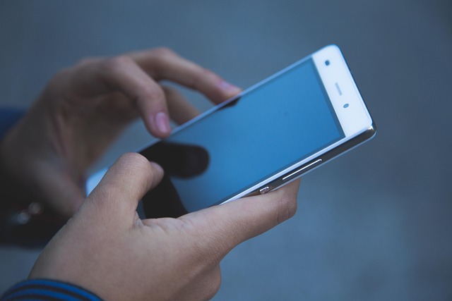 smartphone settings screen desk